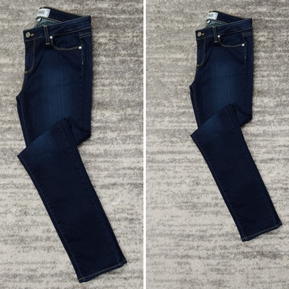 Paige Jeans | Women’s Paige Jeans Skyline Skinny Jeans Dark Blue Denim Size 29